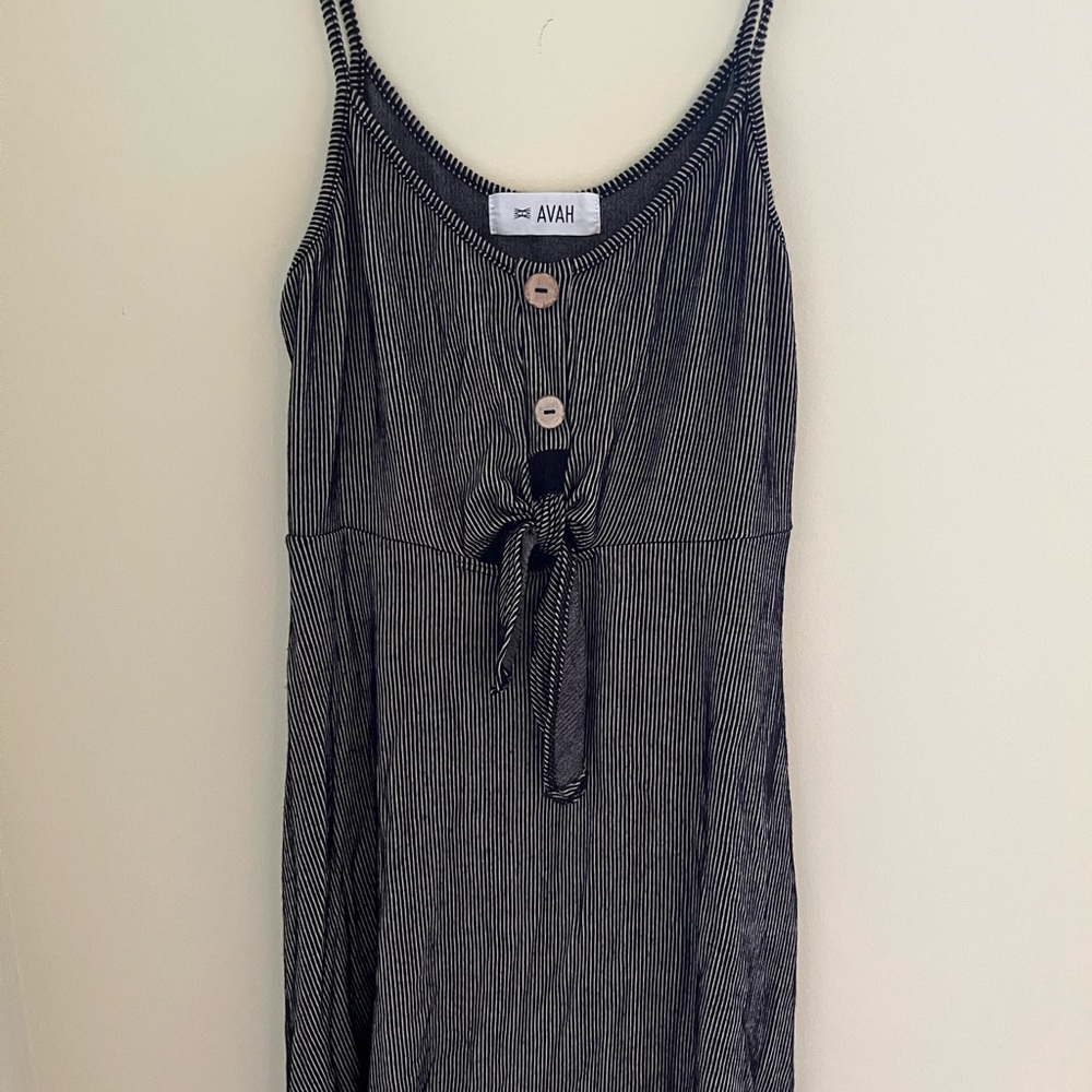 Front Knot Tie Dress
